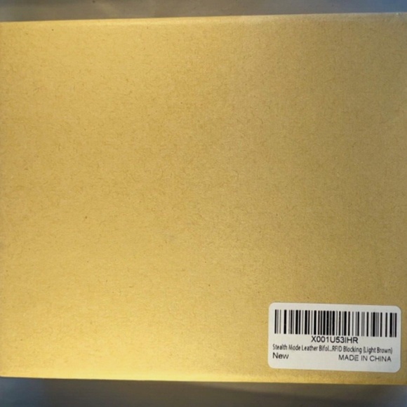 Stealth Mode Leather Bifold Wallet Men RFID Blocking ID Window  Box Brown Preown - Picture 8 of 8